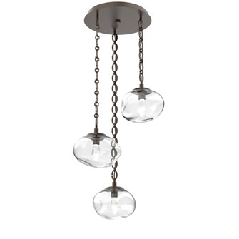 Nova Round 3pc Multi-Pendant Chain (LED) (1289|CNB0068-03-FB-GC-CH2-L1)