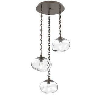 Nova Round 3pc Multi-Pendant Chain (LED) (1289|CNB0068-03-FB-GC-CH1-L3)
