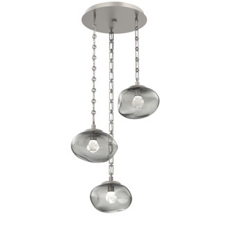 Nova Round 3pc Multi-Pendant Chain (LED) (1289|CNB0068-03-BS-ZS-CH3-L1)