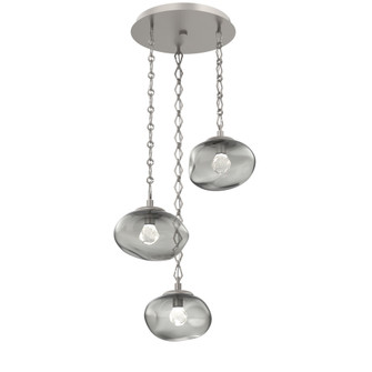 Nova Round 3pc Multi-Pendant Chain (LED) (1289|CNB0068-03-BS-ZS-CH1-L3)