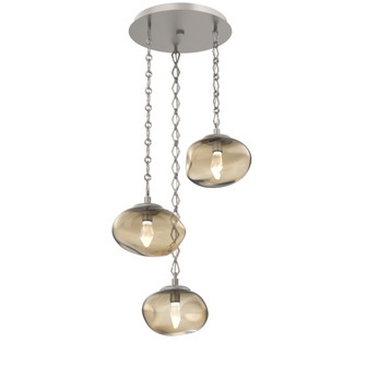 Nova Round 3pc Multi-Pendant Chain (LED) (1289|CNB0068-03-BS-GB-CH1-L3)