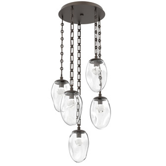 Meteo Round 5pc Multi-Pendant Chain (LED) (1289|CNB0067-05-FB-ZC-CH3-L3)