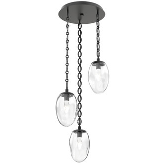 Meteo Round 3pc Multi-Pendant Chain (LED) (1289|CNB0067-03-MB-GC-CH2-L3)