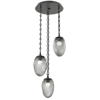 Meteo Round 3pc Multi-Pendant Chain (LED) (1289|CNB0067-03-MB-FS-CH1-L1)