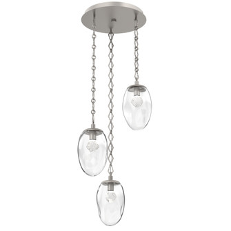 Meteo Round 3pc Multi-Pendant Chain (LED) (1289|CNB0067-03-BS-ZC-CH1-L3)