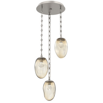 Meteo Round 3pc Multi-Pendant Chain (LED) (1289|CNB0067-03-BS-ZA-CH3-L1)