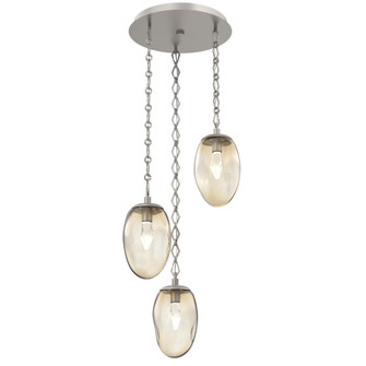 Meteo Round 3pc Multi-Pendant Chain (LED) (1289|CNB0067-03-BS-GA-CH1-L3)