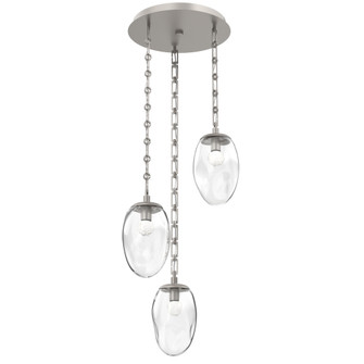 Meteo Round 3pc Multi-Pendant Chain (LED) (1289|CNB0067-03-BS-FC-CH3-L3)
