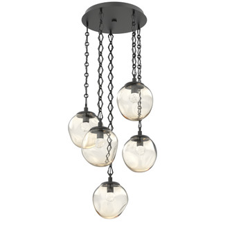 Aster Round 5pc Multi-Pendant Chain (LED) (1289|CNB0066-05-MB-FA-CH1-L3)