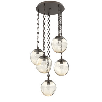 Aster Round 5pc Multi-Pendant Chain (LED) (1289|CNB0066-05-FB-ZA-CH1-L3)
