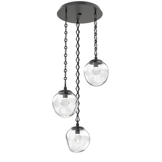 Aster Round 3pc Multi-Pendant Chain (LED) (1289|CNB0066-03-MB-ZC-CH1-L3)