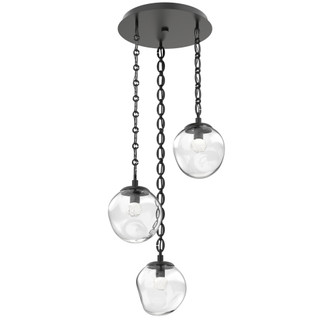 Aster Round 3pc Multi-Pendant Chain (LED) (1289|CNB0066-03-MB-FC-CH2-L1)