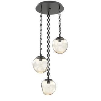 Aster Round 3pc Multi-Pendant Chain (LED) (1289|CNB0066-03-MB-FA-CH2-L1)
