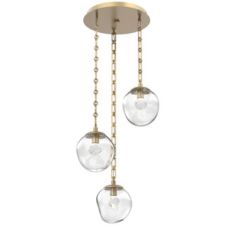 Aster Round 3pc Multi-Pendant Chain (LED) (1289|CNB0066-03-GB-ZC-CH3-L1)