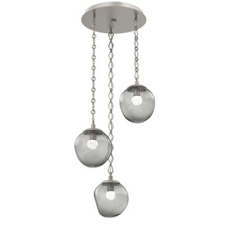 Aster Round 3pc Multi-Pendant Chain (LED) (1289|CNB0066-03-BS-FS-CH1-L3)