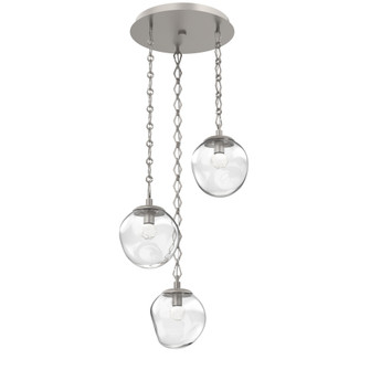Aster Round 3pc Multi-Pendant Chain (LED) (1289|CNB0066-03-BS-FC-CH1-L3)