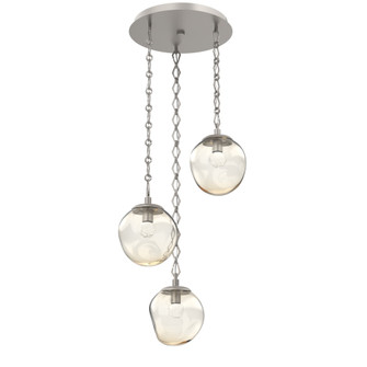 Aster Round 3pc Multi-Pendant Chain (LED) (1289|CNB0066-03-BS-FA-CH1-L1)