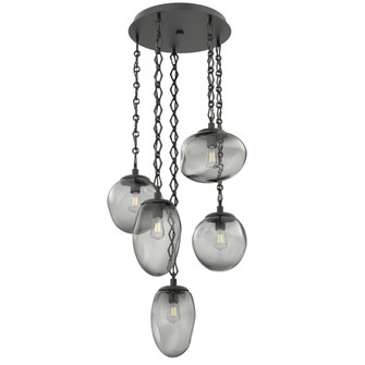 Cosmos Round 5pc Multi-Pendant Chain (Bulb) (1289|CNB0065-05-MB-S-CH1-E2)