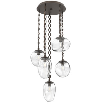 Cosmos Round 5pc Multi-Pendant Chain (Bulb) (1289|CNB0065-05-FB-C-CH2-E2)