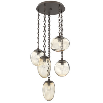 Cosmos Round 5pc Multi-Pendant Chain (Bulb) (1289|CNB0065-05-FB-A-CH1-E2)