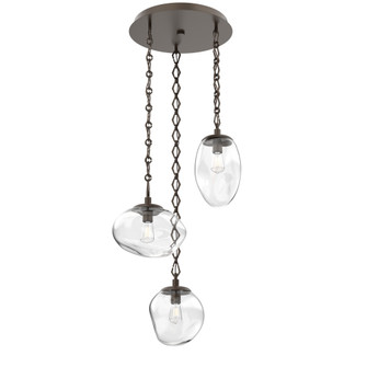 Cosmos Round 3pc Multi-Pendant Chain (Bulb) (1289|CNB0065-03-FB-C-CH1-E2)