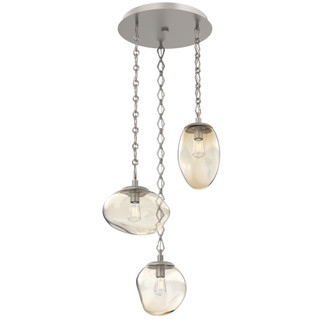 Cosmos Round 3pc Multi-Pendant Chain (Bulb) (1289|CNB0065-03-BS-A-CH1-E2)