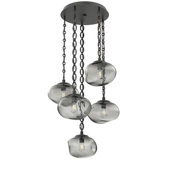 Nova Round 5pc Multi-Pendant Chain (Bulb) (1289|CNB0064-05-MB-S-CH2-E2)