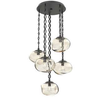 Nova Round 5pc Multi-Pendant Chain (Bulb) (1289|CNB0064-05-MB-A-CH2-E2)