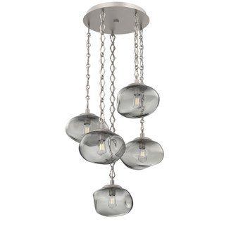 Nova Round 5pc Multi-Pendant Chain (Bulb) (1289|CNB0064-05-BS-S-CH1-E2)