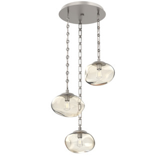 Nova Round 3pc Multi-Pendant Chain (Bulb) (1289|CNB0064-03-BS-A-CH3-E2)