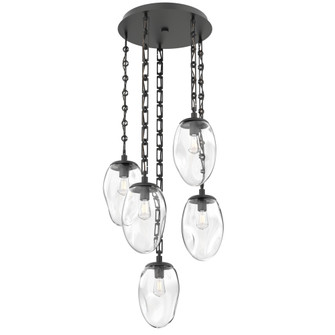 Meteo Round 5pc Multi-Pendant Chain (Bulb) (1289|CNB0063-05-MB-C-CH3-E2)