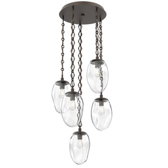 Meteo Round 5pc Multi-Pendant with Chain (Bulb) (1289|CNB0063-05-FB-C-CH1-E2)