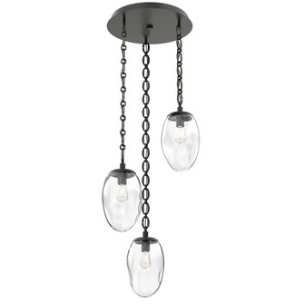 Meteo Round 3pc Multi-Pendant with Chain (Bulb) (1289|CNB0063-03-MB-C-CH2-E2)