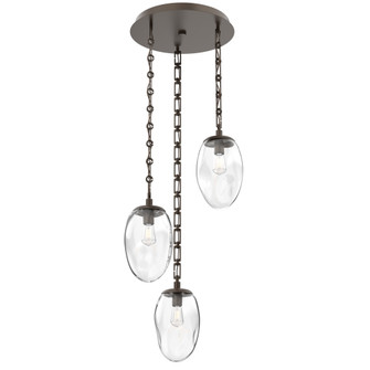 Meteo Round 3pc Multi-Pendant with Chain (Bulb) (1289|CNB0063-03-FB-C-CH3-E2)