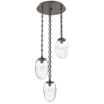 Meteo Round 3pc Multi-Pendant with Chain (Bulb) (1289|CNB0063-03-FB-C-CH2-E2)