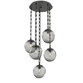 Aster Round 5pc Multi-Pendant Chain (Bulb) (1289|CNB0062-05-MB-S-CH3-E2)