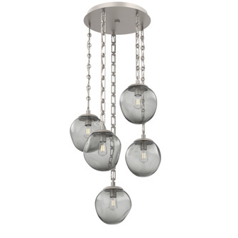 Aster Round 5pc Multi-Pendant Chain (Bulb) (1289|CNB0062-05-BS-S-CH3-E2)