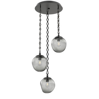 Aster Round 3pc Multi-Pendant with Chain (Bulb) (1289|CNB0062-03-MB-S-CH1-E2)