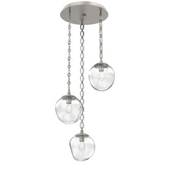 Aster Round 3pc Multi-Pendant with Chain (Bulb) (1289|CNB0062-03-BS-C-CH2-E2)