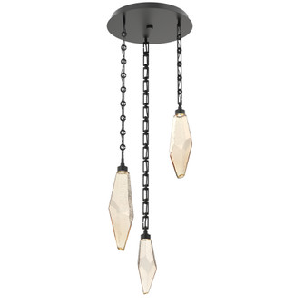 Rock Crystal Round Chain 3pc Multi-Pendant (1289|CNB0050-03-MB-CA-CH3-L1)
