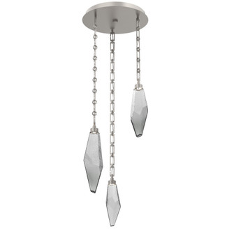Rock Crystal Round Chain 3pc Multi-Pendant (1289|CNB0050-03-BS-CS-CH3-L3)