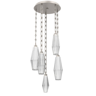 Aalto Round 5pc Multi-Pendant Chain (1289|CNB0049-05-BS-RC-CH3-L1)
