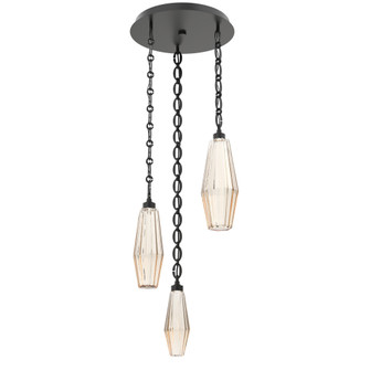 Aalto Round 3pc Multi-Pendant Chain (1289|CNB0049-03-MB-RA-CH2-L3)