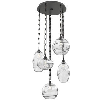 Misto Round 5pc Multi-Pendant Chain (1289|CNB0048-05-MB-OC-CH3-E2)
