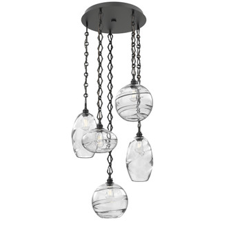 Misto Round 5pc Multi-Pendant Chain (1289|CNB0048-05-MB-OC-CH1-E2)