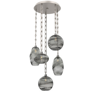 Misto Round 5pc Multi-Pendant Chain (1289|CNB0048-05-BS-OS-CH3-E2)
