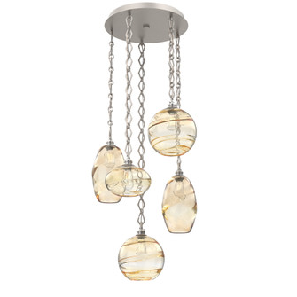 Misto Round 5pc Multi-Pendant Chain (1289|CNB0048-05-BS-OA-CH1-E2)