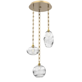 Misto Round 3pc Multi-Pendant Chain (1289|CNB0048-03-GB-OC-CH3-E2)