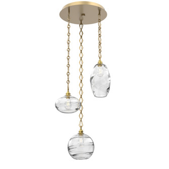 Misto Round 3pc Multi-Pendant Chain (1289|CNB0048-03-GB-OC-CH1-E2)