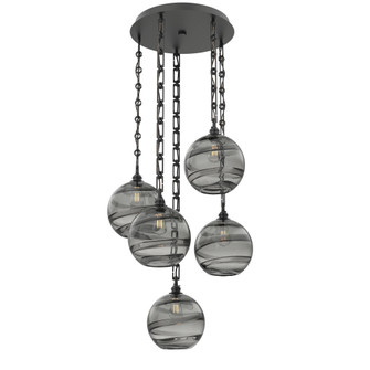 Terra Round 5pc Multi-Pendant Chain (1289|CNB0047-05-MB-OS-CH3-E2)